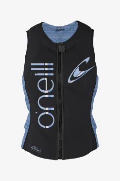 Wake-Waterski Vests^O'Neill Women's Slasher Comp Vest - Steel/abst |