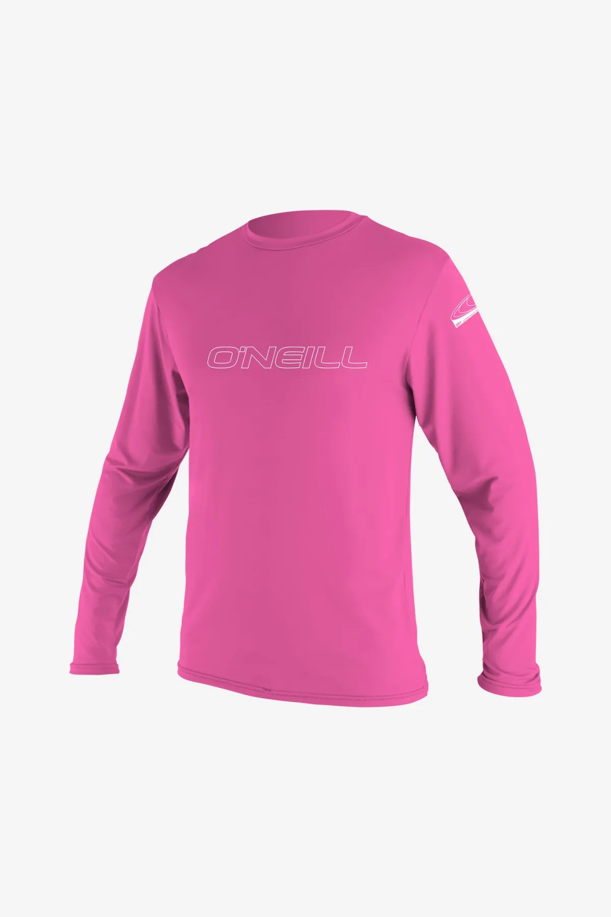 Uv-Sun-Protection Rash Guards|Uv-Sun-Protection Rash Guards^O'Neill Youth Basic Skins 50+ Long Sleeve Sun Shirt - Fox Pink |