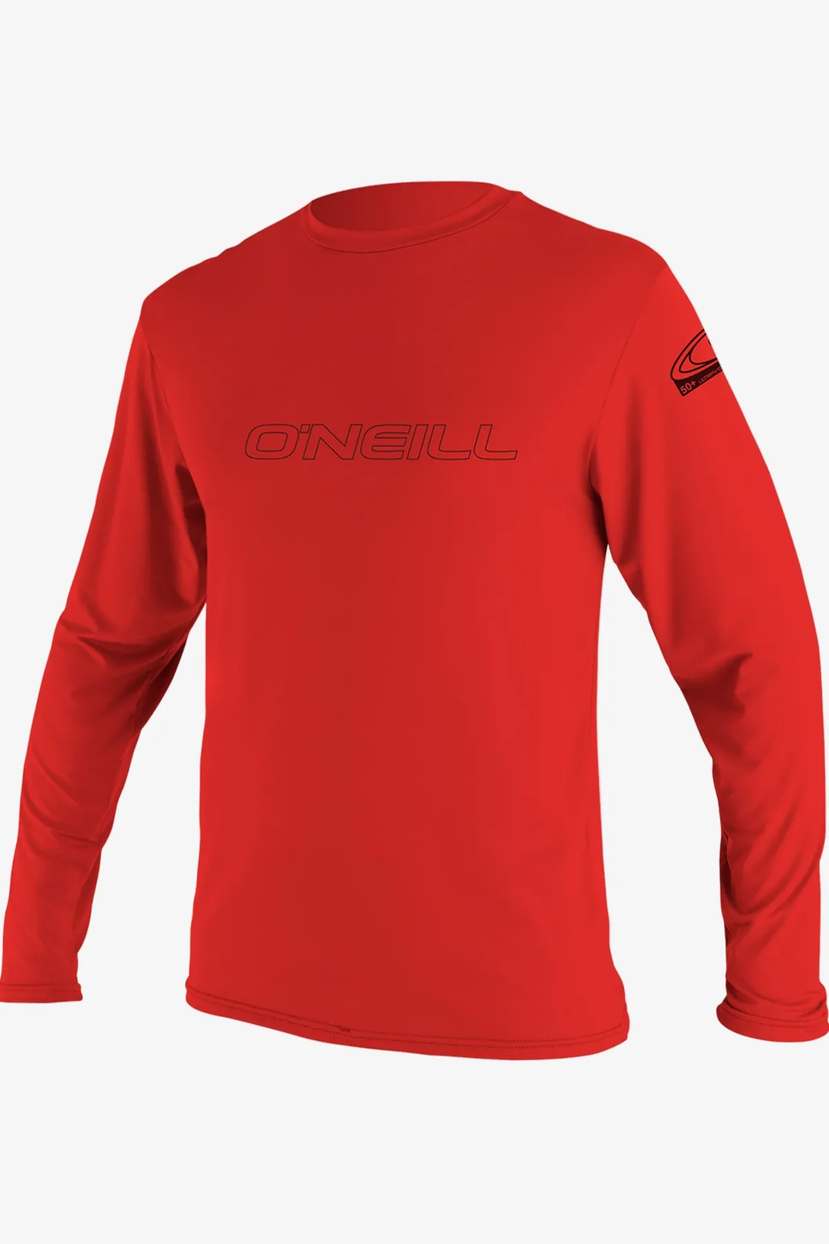 Uv-Sun-Protection Rash Guards|Uv-Sun-Protection Rash Guards^O'Neill Youth Basic Skins 50+ Long Sleeve Sun Shirt - | red
