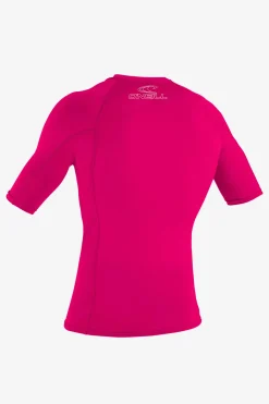Uv-Sun-Protection Rash Guards|Uv-Sun-Protection Rash Guards^O'Neill Youth Basic Skins 50+ Rashguard - | watermelon
