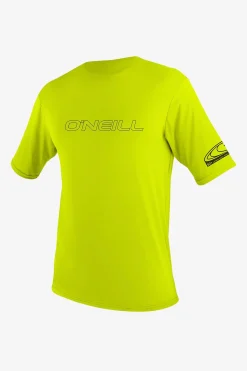 Uv-Sun-Protection Rash Guards|Uv-Sun-Protection Rash Guards^O'Neill Youth Basic Skins 50+ Sun Shirt - | lime