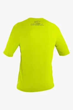 Uv-Sun-Protection Rash Guards|Uv-Sun-Protection Rash Guards^O'Neill Youth Basic Skins 50+ Sun Shirt - | lime