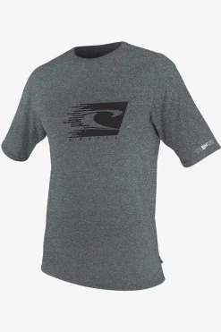 Uv-Sun-Protection Rash Guards|Uv-Sun-Protection Rash Guards^O'Neill Youth Hybrid Sun Shirt - | cool grey