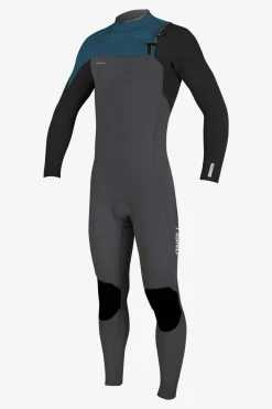 Full Suits|Full Suits^O'Neill Youth Hyperfreak 4/3+MM Chest Zip Full - | gn/blk/blu
