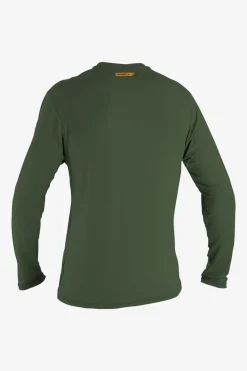 Uv-Sun-Protection Rash Guards|Uv-Sun-Protection Rash Guards^O'Neill Youth Premium Long Sleeve Sun Shirt - | dark olive