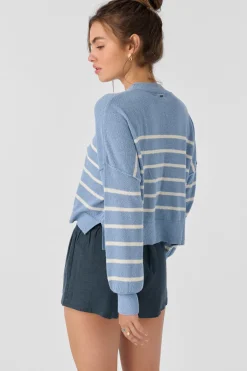 Sweaters, Hoodies & Fleece^O'Neill Zephi Long Sleeve Sweater - | faded denim