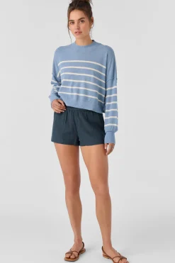 Sweaters, Hoodies & Fleece^O'Neill Zephi Long Sleeve Sweater - | faded denim