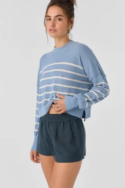 Sweaters, Hoodies & Fleece^O'Neill Zephi Long Sleeve Sweater - | faded denim