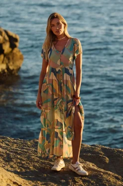 Butterfly Geo Collection|New Arrivals^O'Neill Zygrid Butterfly Midi Dress desert sage